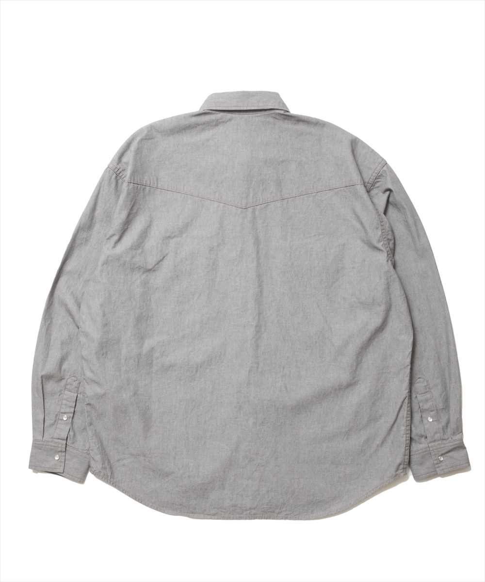 画像: 【25春夏ご予約受付中！25年3月入荷予定】ROTTWEILER/R9 GRAY DENIM SHIRT（GRAY）［グレーデニムシャツ-25春夏］