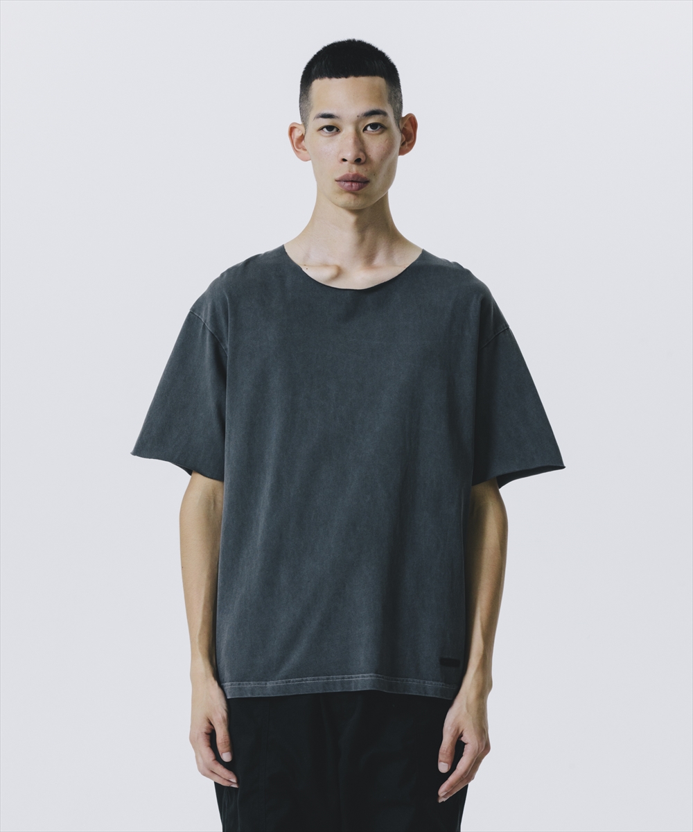 画像: 【25春夏ご予約受付中！25年5月入荷予定】ROTTWEILER/PIGMENT CUT OFF TEE（CHARCOAL）［ピグメントカットオフT-25春夏］