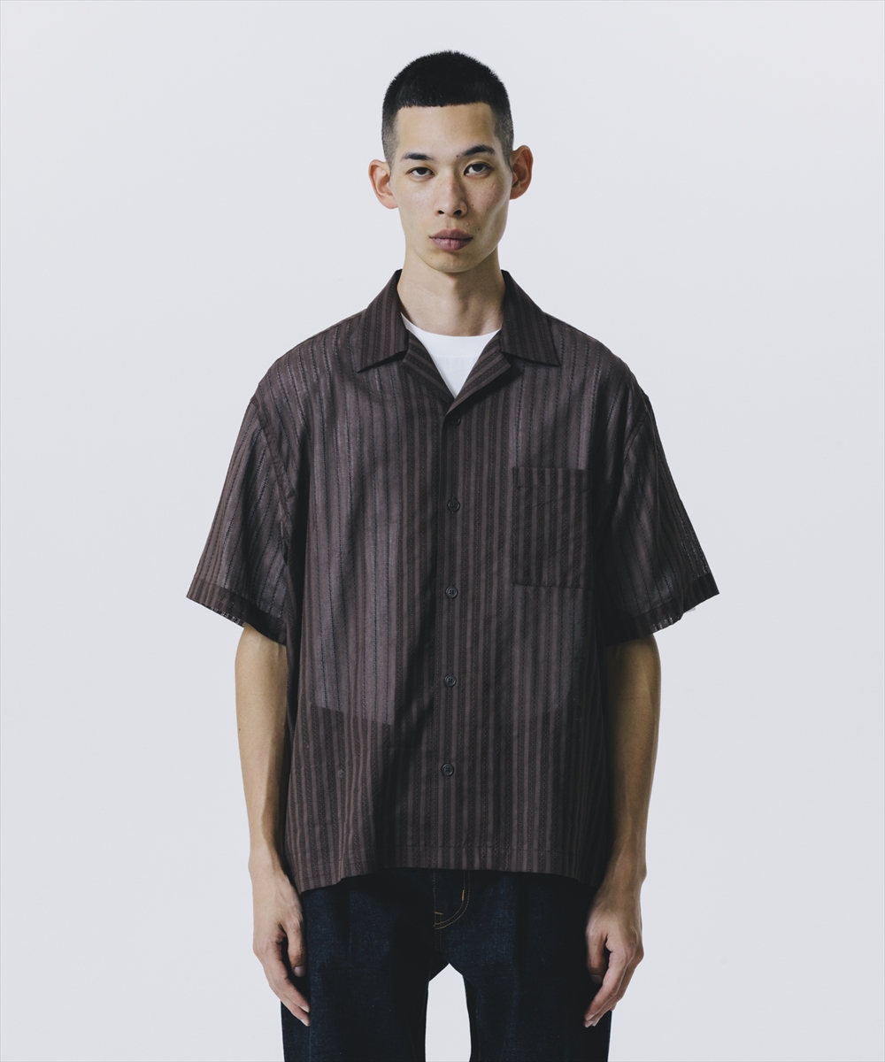 画像: 【25春夏ご予約受付中！25年4月入荷予定】ROTTWEILER/R9 STRIPE S/S SHIRT（BROWN）［ストライプシャツ-25春夏］