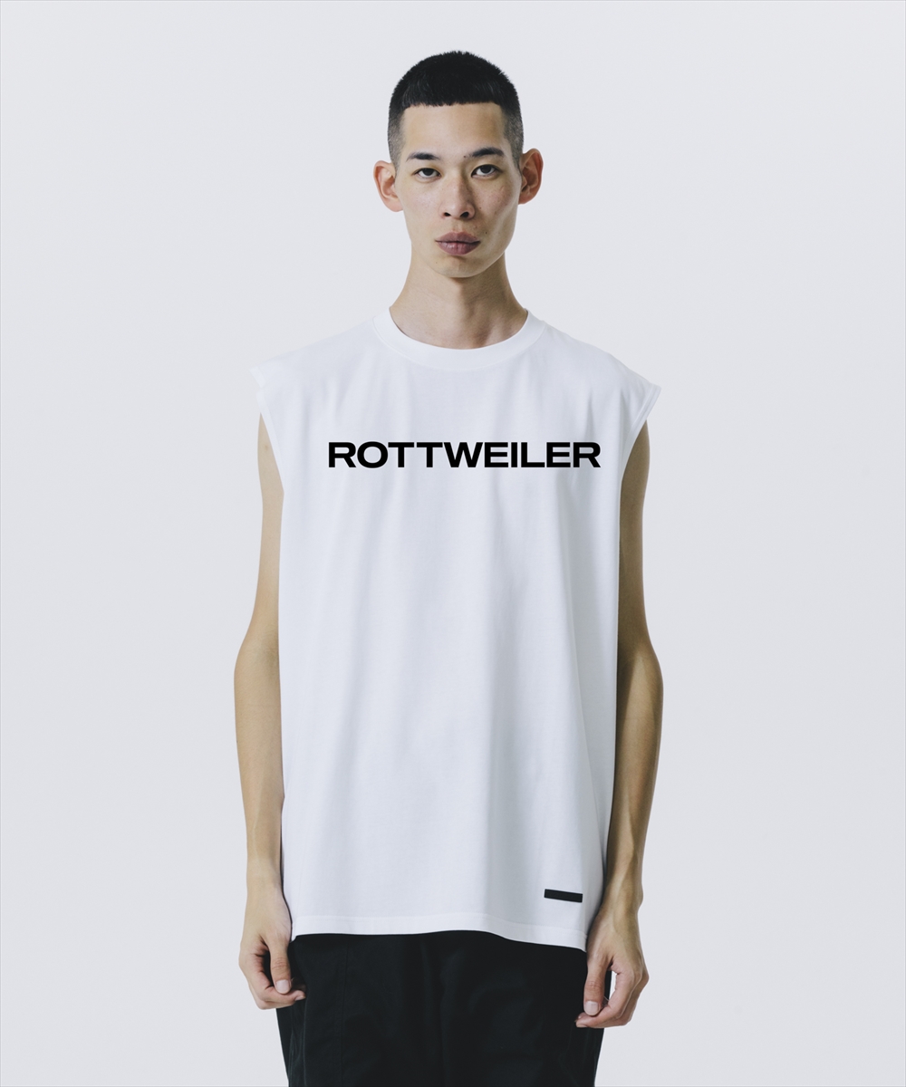 画像: 【25春夏ご予約受付中！25年5月入荷予定】ROTTWEILER/R9 LOGO SLEEVELESS TEE（WHITE）［オリジナルスリーブレスT-25春夏］