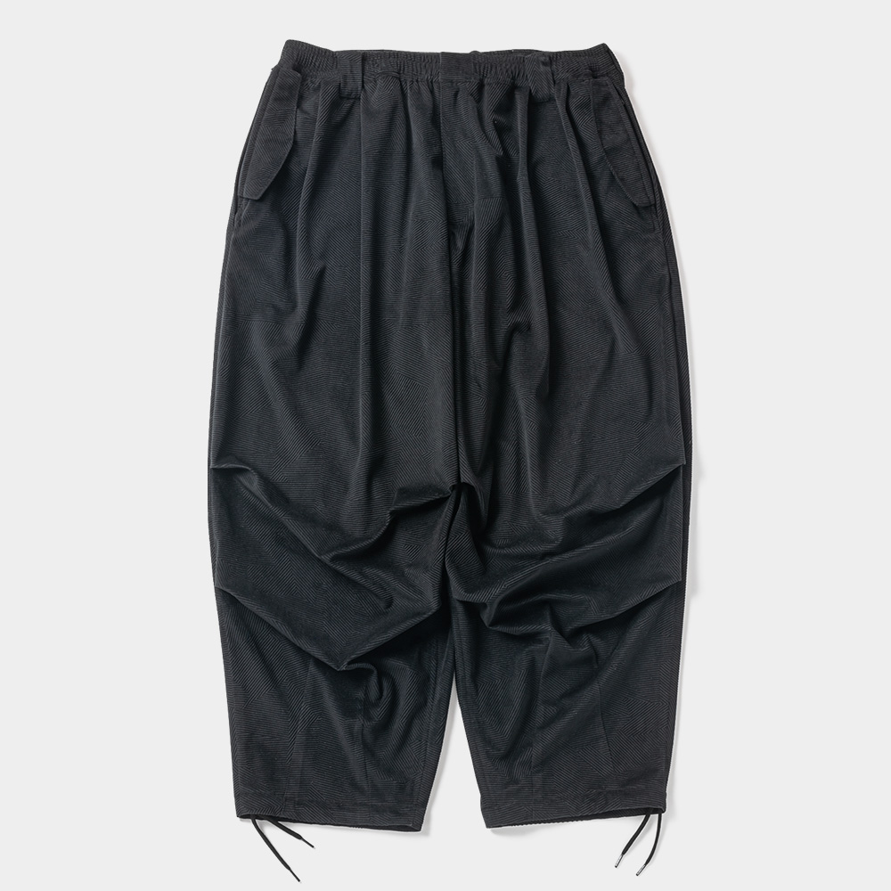 画像: TIGHTBOOTH/GEOMETRIC CORD SNOW PANTS（Black）［ジオメトリックコーデュロイスノーパンツ-24秋冬］