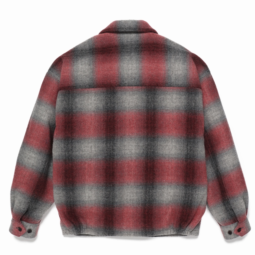 画像: WACKO MARIA/WOOL CHECK 50'S JACKET（RED）［ウールチェック50'S JKT-24秋冬］