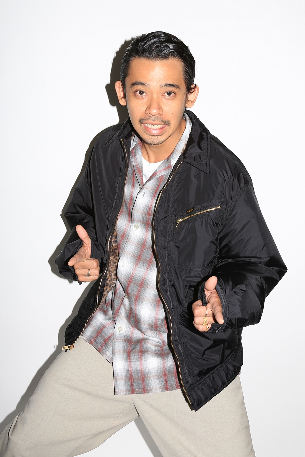 画像: WACKO MARIA/LEE / NYLON 91-B JACKET（BLACK）［ナイロン91-B JKT-24秋冬］