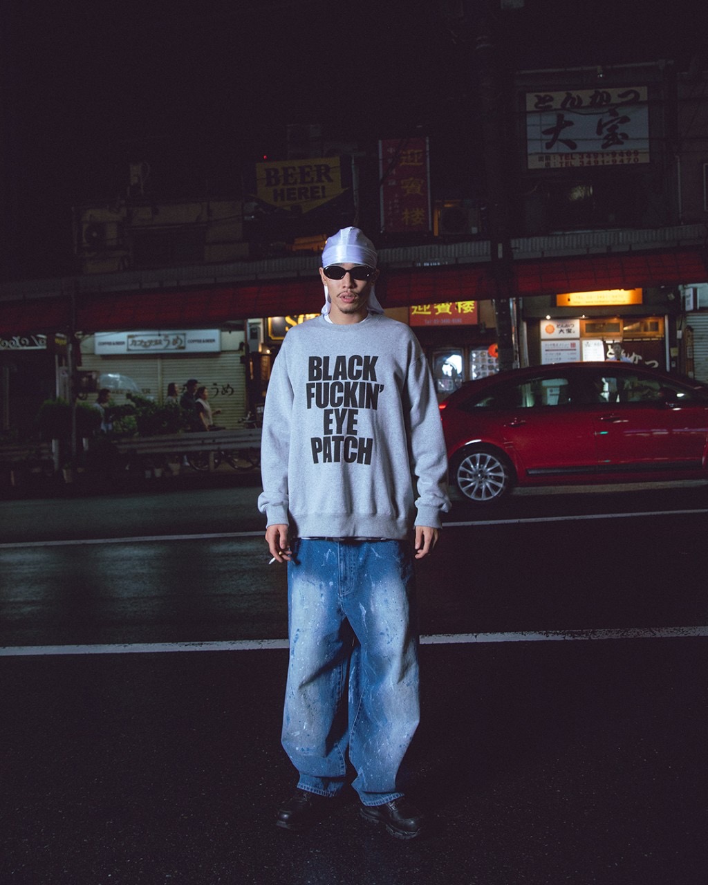 画像: BlackEyePatch/BFEP CREW SWEAT（HEATHER GRAY）