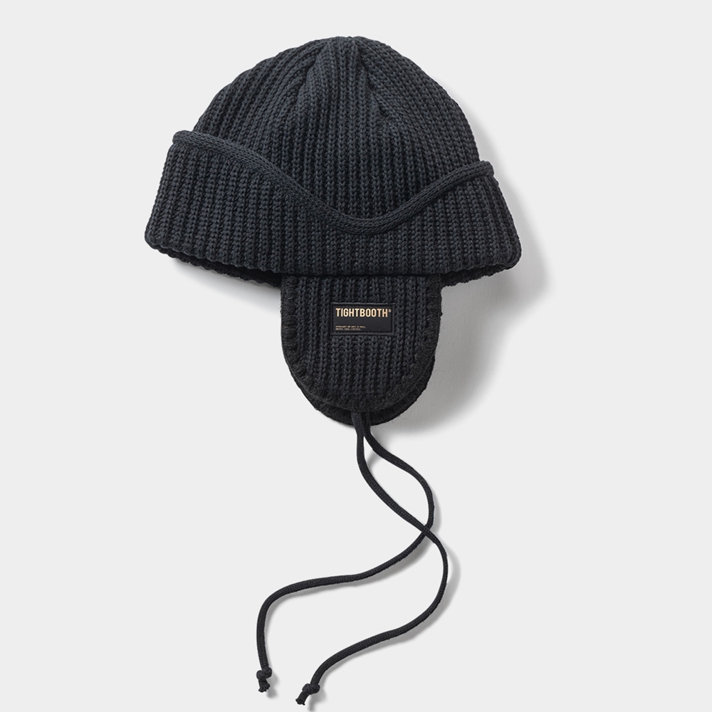 画像: TIGHTBOOTH/FLIGHT BEANIE（Black）［フライトビーニー-24秋冬］