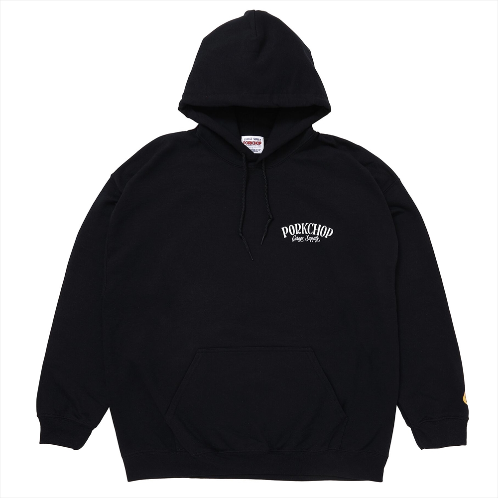 画像: PORKCHOP/PORK BACK HOODIE（BLACK）［プルオーバーパーカー-24秋冬］