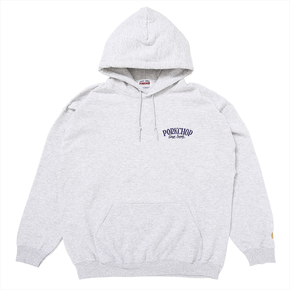 画像: PORKCHOP/PORK BACK HOODIE（ASH）［プルオーバーパーカー-24秋冬］