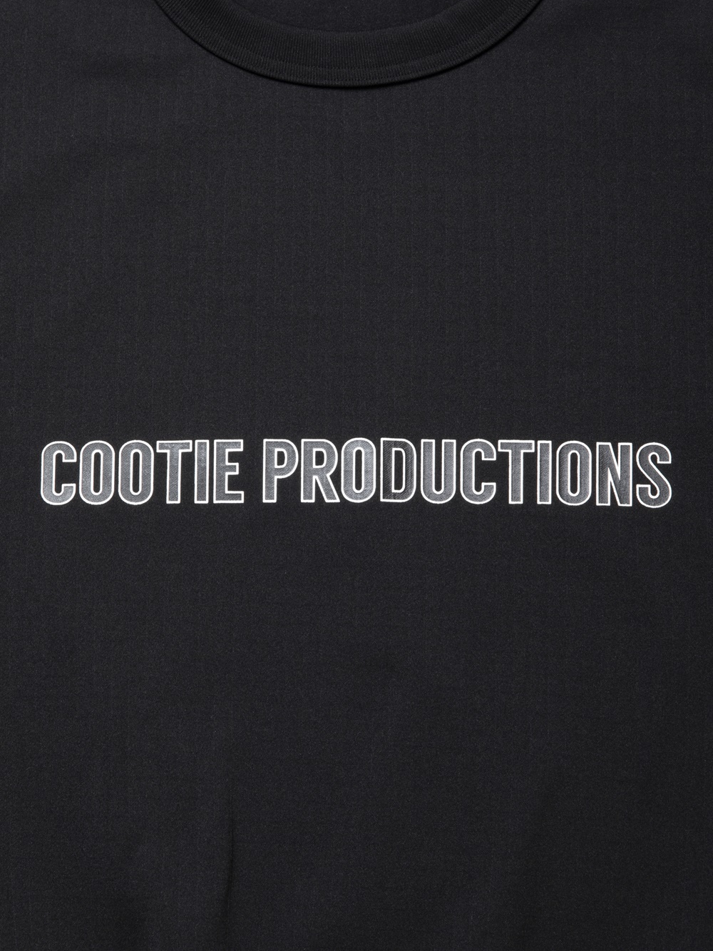 画像: COOTIE PRODUCTIONS/Polyester Ripstop Jersey Crew（Black）［ポリエステルリップストップクルー-24秋冬］