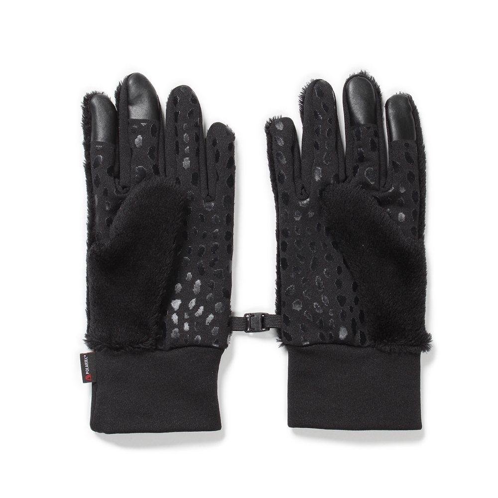 画像: WACKO MARIA/NANGA / FLEECE GLOVES（BLACK）［フリースグローブ-24秋冬］