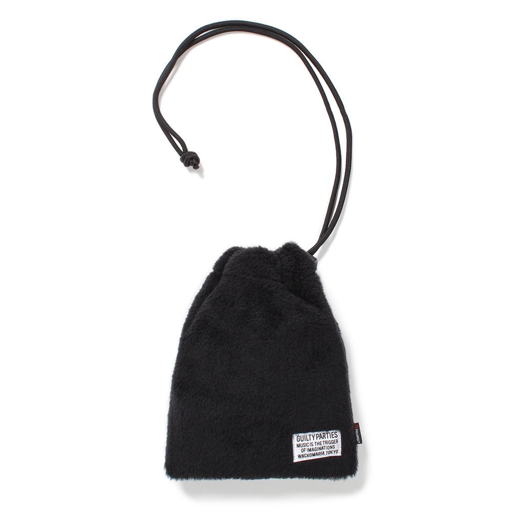 画像: WACKO MARIA/DRAWSTRING BAG（BOA FLEECE）［ドローストリングバッグ-24秋冬］