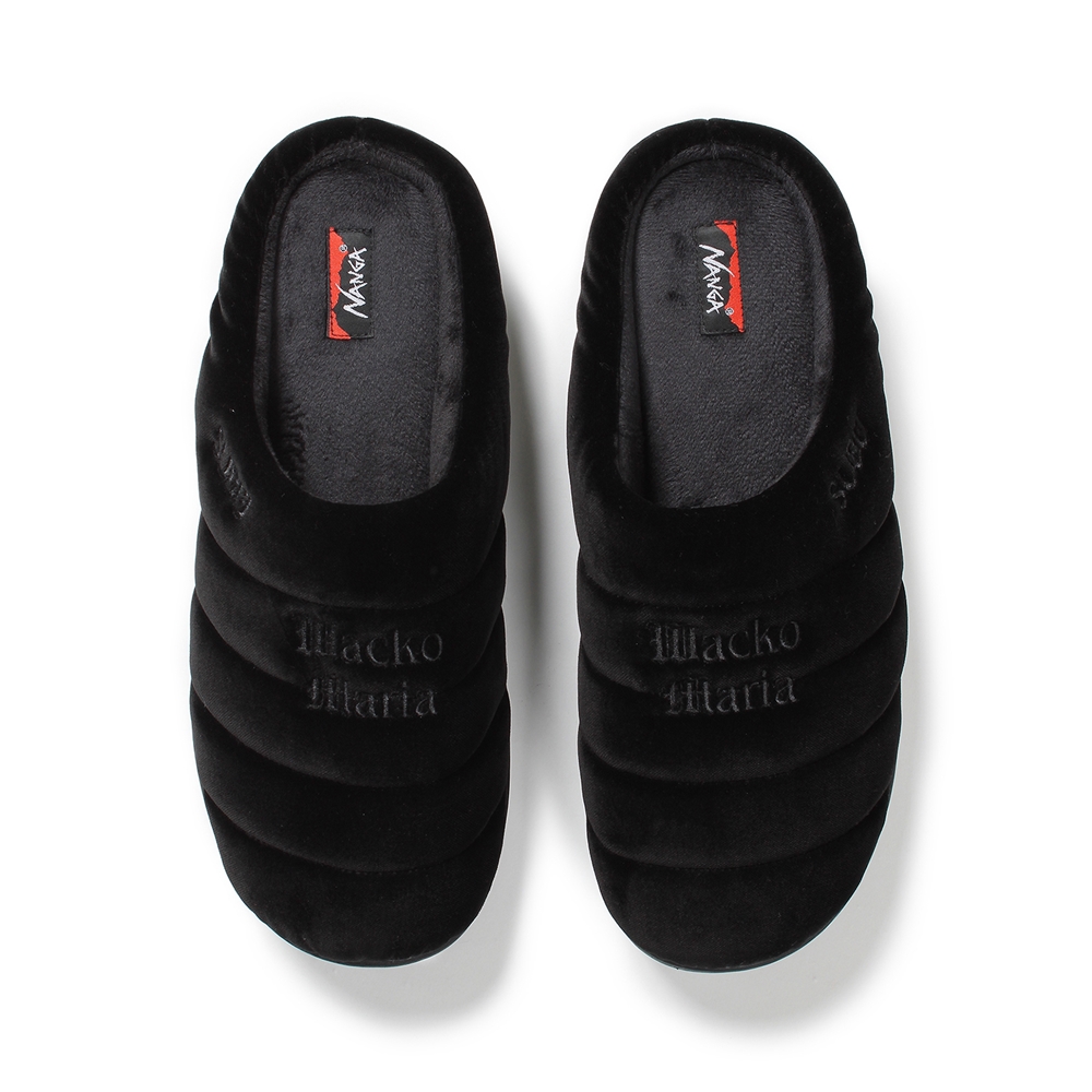 画像: WACKO MARIA/NANGA / SUBU / VELVET AORORA WINTER SANDALS（BLACK）［ウインターサンダル-24秋冬］