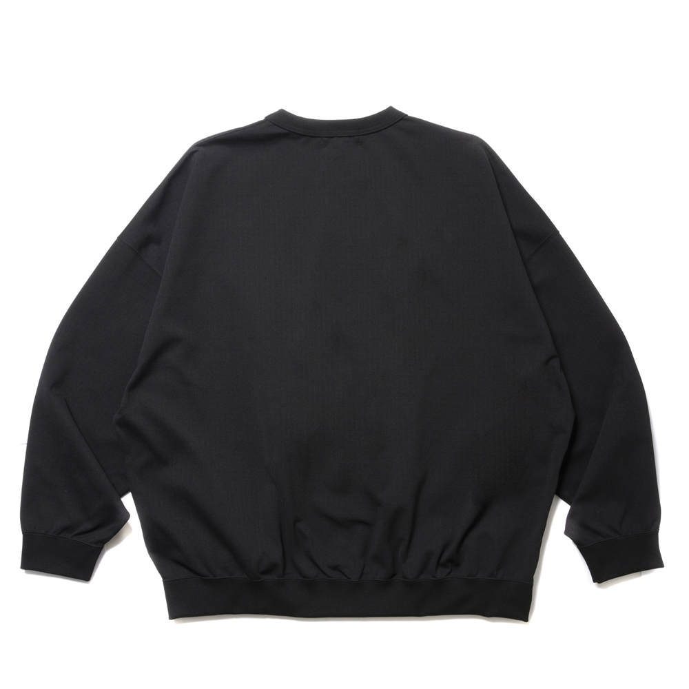 画像: COOTIE PRODUCTIONS/Polyester Ripstop Jersey Crew（Black）［ポリエステルリップストップクルー-24秋冬］