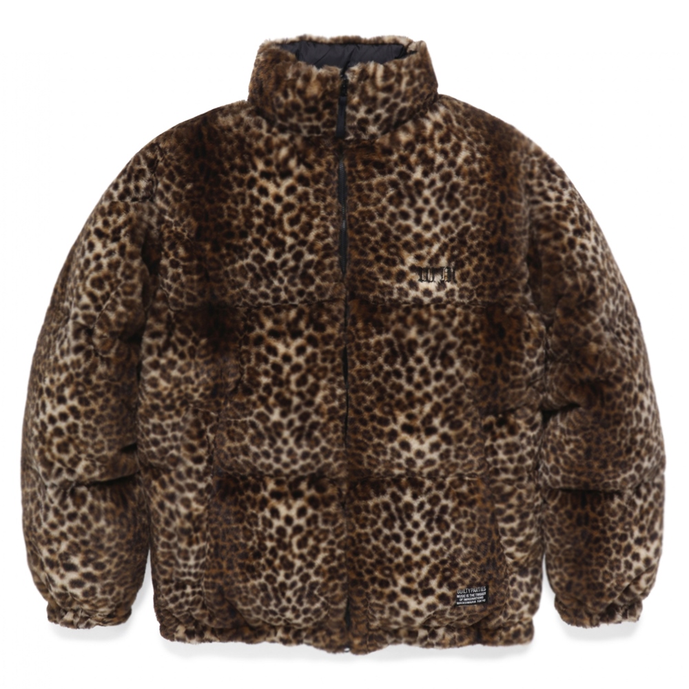 画像: WACKO MARIA/NANGA / LEOPARD FUR DOWN JACKET（BEIGE）［レオパードファーダウンJKT-24秋冬］