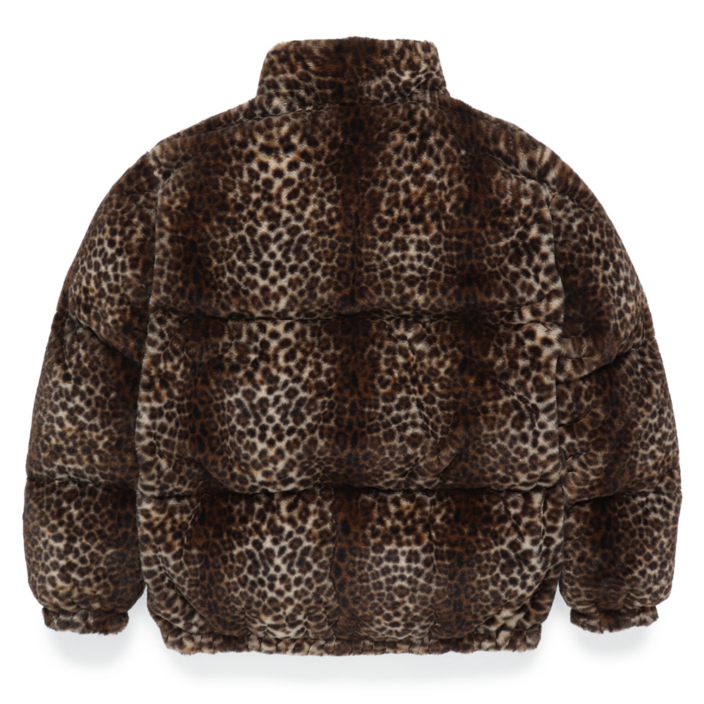 画像: WACKO MARIA/NANGA / LEOPARD FUR DOWN JACKET（BEIGE）［レオパードファーダウンJKT-24秋冬］