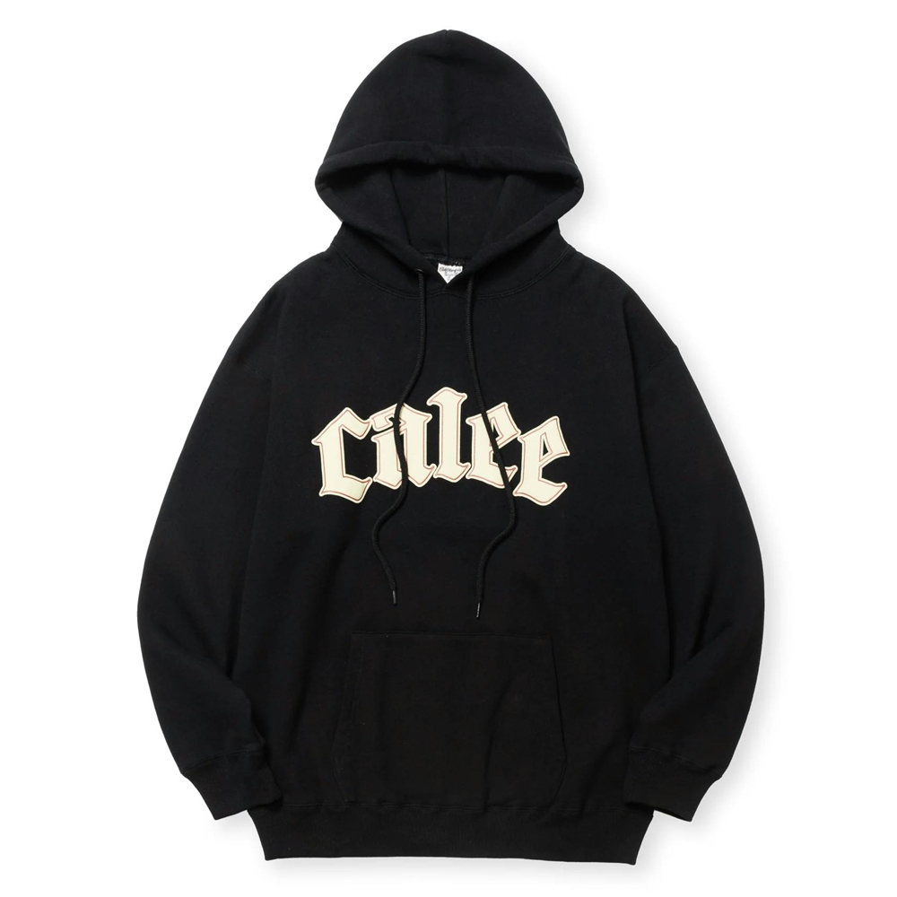 画像: CALEE/CALEE LOGO PULLOVER HD ＜NATURALLY PAINT DESIGN＞（BLACK）［プルオーバーパーカー-24秋冬］