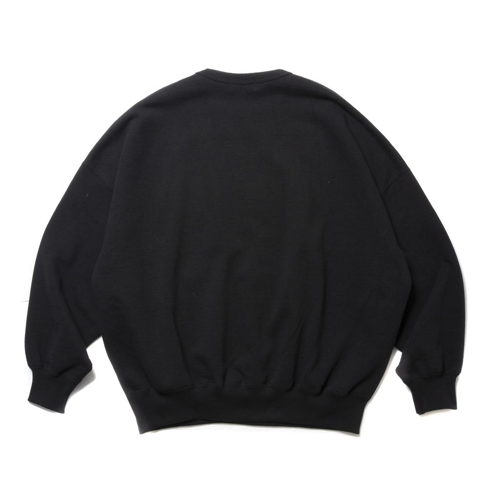 画像: COOTIE PRODUCTIONS/Open End Yarn Heavy Oz Sweat Crew（Black）［スウェットクルー-24秋冬］