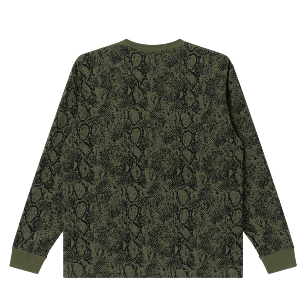 画像: BlackEyePatch/OE LOGO PYTHON L/S TEE（OLIVE）