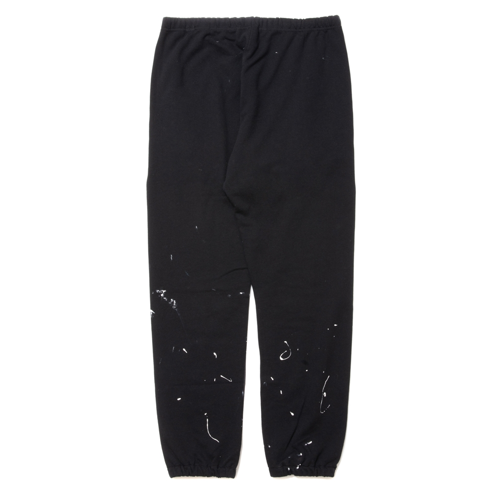 画像: ROTTWEILER/R.W PAINTED SWEAT PANTS（BLACK） 【30%OFF】［ペイント加工スウェットパンツ-24春夏］