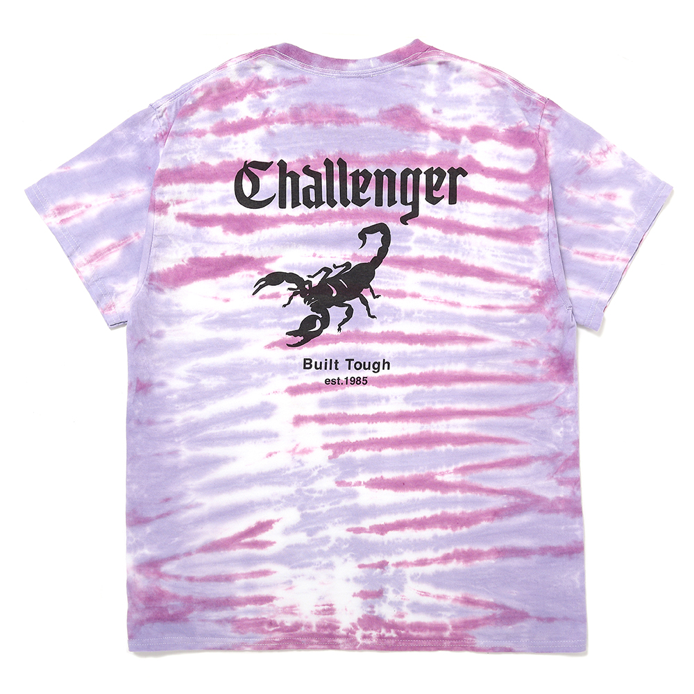 画像: CHALLENGER/TIE DYE SCORPION TEE（LT PURPLE）［タイダイT-25春夏］