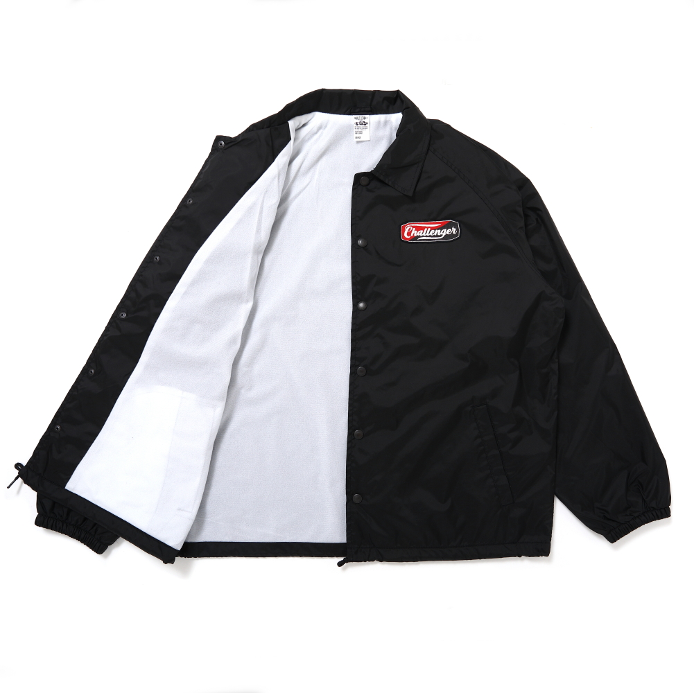 画像: CHALLENGER/TWO TONE LOGO COACH JACKET（BLACK）［ツートーンロゴコーチJKT-25春夏］