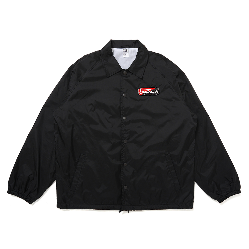 画像: CHALLENGER/TWO TONE LOGO COACH JACKET（BLACK）［ツートーンロゴコーチJKT-25春夏］