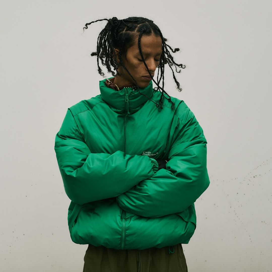 画像: COOTIE PRODUCTIONS/Glossy Shell Down Jacket（Green）［グロッシーシェルダウンJKT-24秋冬］