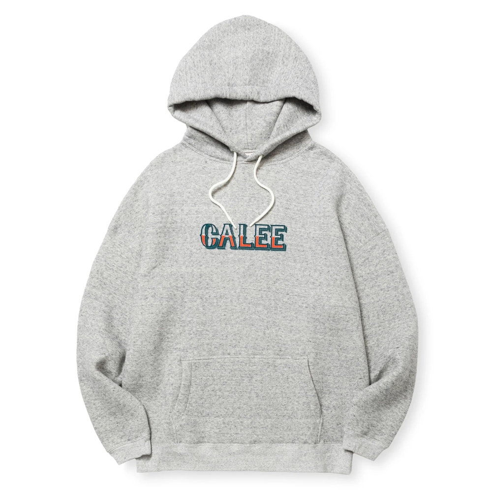 画像: CALEE/L/C DROP PULLOVER HD（MIX GRAY）［プルオーバーパーカー-24秋冬］