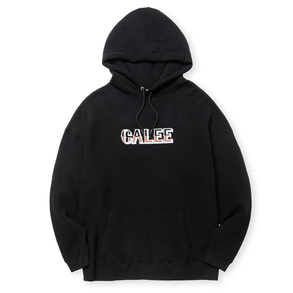 画像: CALEE/L/C DROP PULLOVER HD（BLACK）［プルオーバーパーカー-24秋冬］