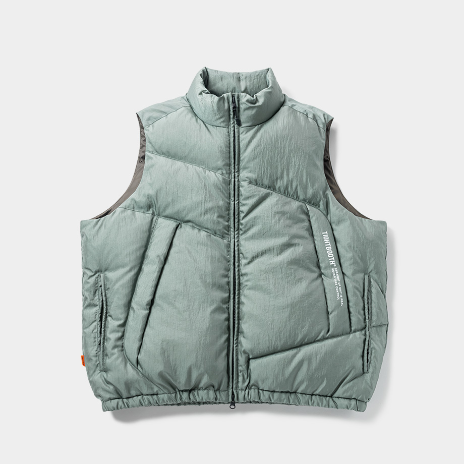 画像: TIGHTBOOTH/PA DOWN VEST（Sage）［ダウンベスト-24秋冬］