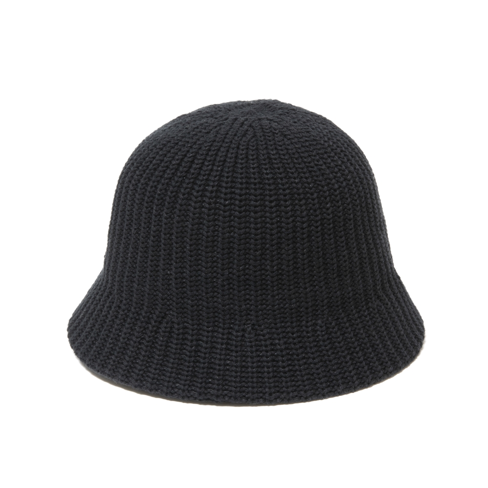 画像: COOTIE PRODUCTIONS/Rib Stitch Knit Crusher Hat（Black）［クラッシャーハット-24秋冬］