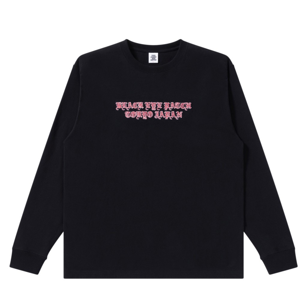 画像: BlackEyePatch/LINCOLN BLACKLETTERS L/S TEE（BLACK）