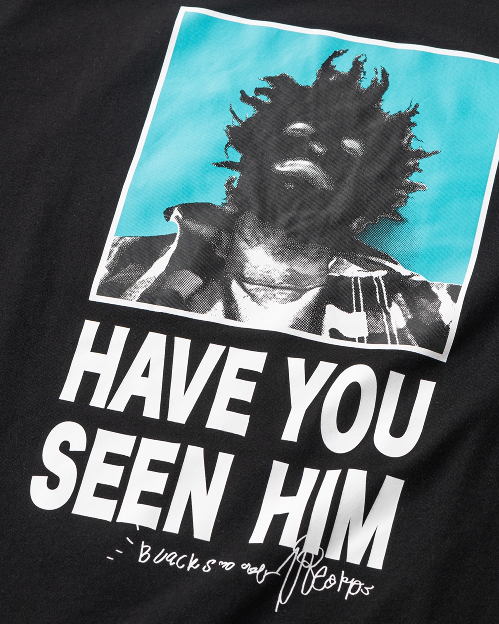 画像: TIGHTBOOTH/TBKB / HAVE YOU SEEN HIM T-SHIRT（Black）［プリントT-24冬］