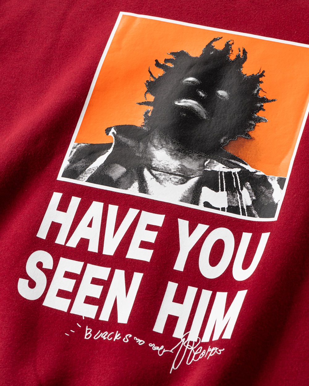 画像: TIGHTBOOTH/TBKB / HAVE YOU SEEN HIM CREW SWEAT（Burgundy）［クルースウェット-24冬］