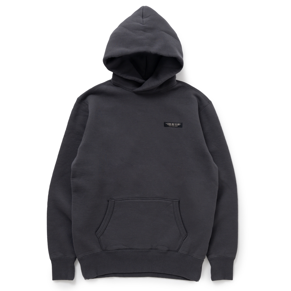 画像1: RATS/FLEECE CROSS NECK HOODIE（CHARCOAL）［クロスネックフーディー-24秋冬］ (1)