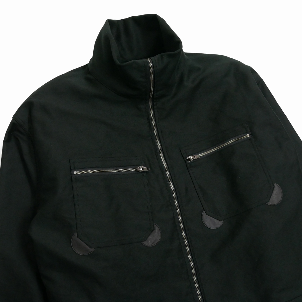 画像: DAIRIKU/"Vincent" Docking French Work Jacket（Black）［ドッキングフレンチワークJKT-25春夏］