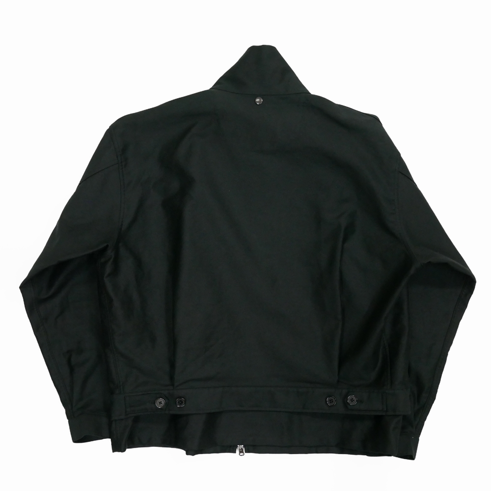 画像: DAIRIKU/"Vincent" Docking French Work Jacket（Black）［ドッキングフレンチワークJKT-25春夏］