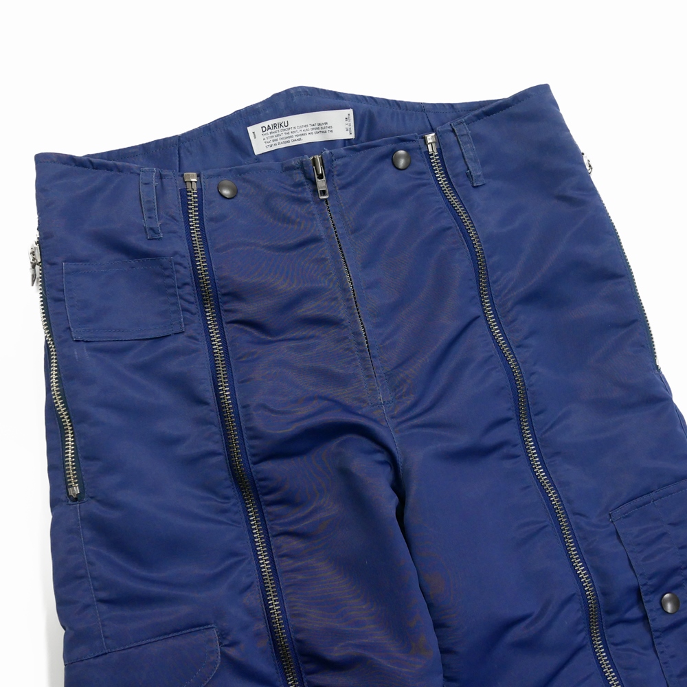 画像: DAIRIKU/"Vincent" A-11 Nylon Pants（Indigo）［A-11ナイロンパンツ-25春夏］