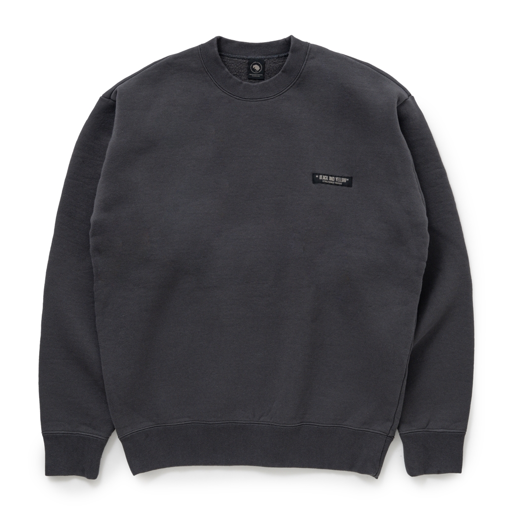 画像1: RATS/FLEECE CREW NECK SWEAT（CHARCOAL）［クルーネックスウェット-24秋冬］ (1)