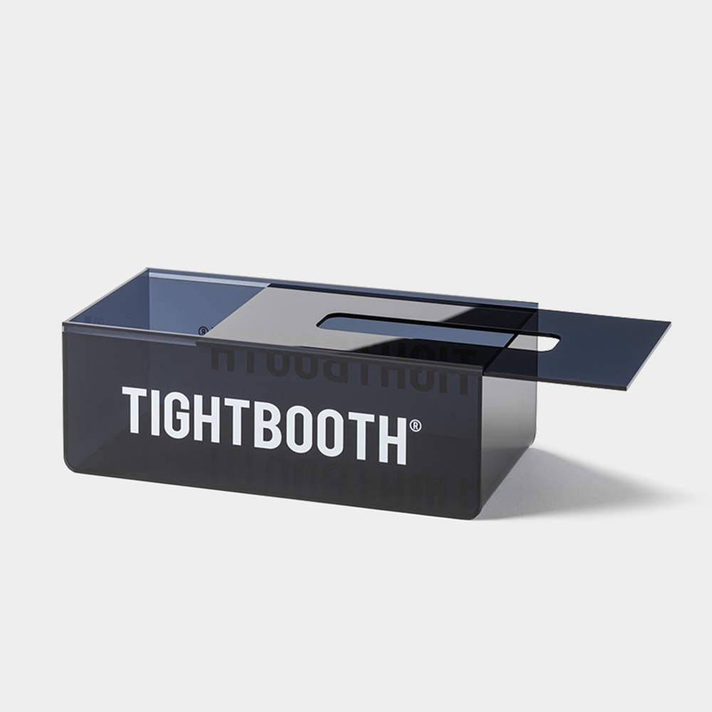 画像: TIGHTBOOTH/TISSUE BOX CASE（Clear Black）［ティッシュボックスケース-24秋冬］