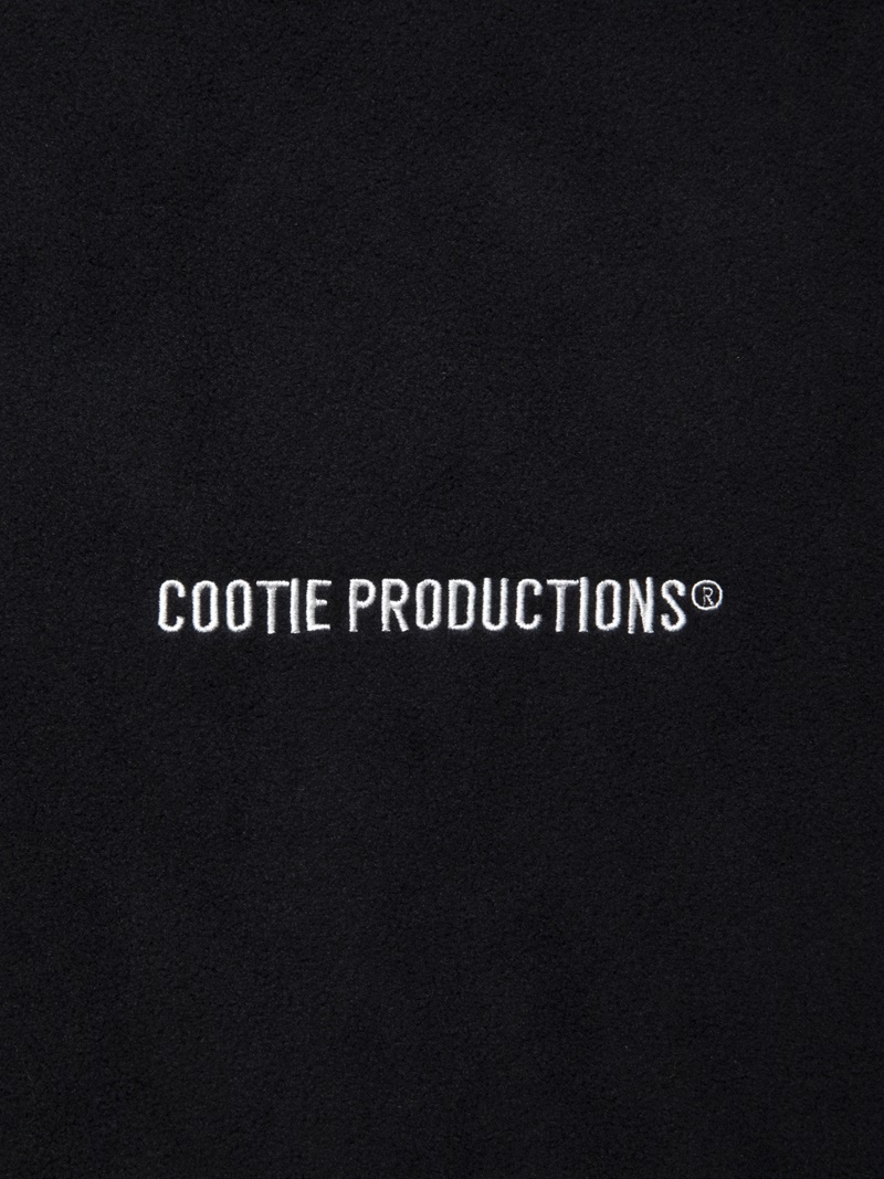 画像: COOTIE PRODUCTIONS/Fleece Sweat Crew（Black）［フリースクルー-25春夏］