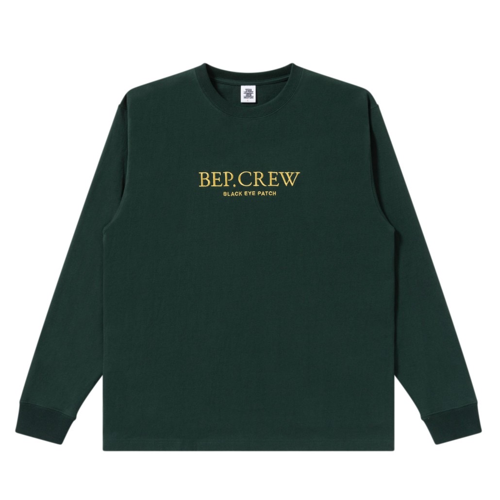 画像: BlackEyePatch/BEP CREW LOGO L/S TEE（GREEN）