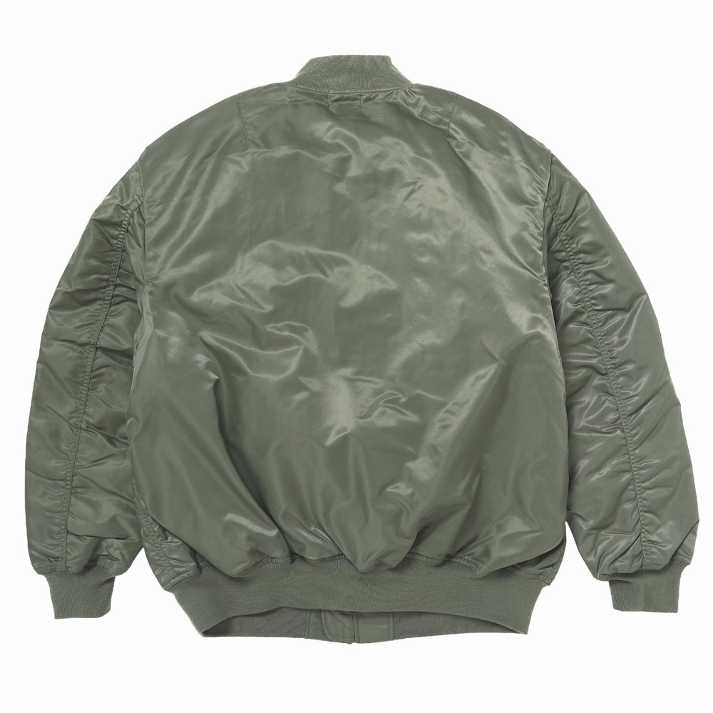 画像: PORKCHOP/FIRE UP MA-1 JACKET（OLIVE）［MA-1 JKT-24秋冬］