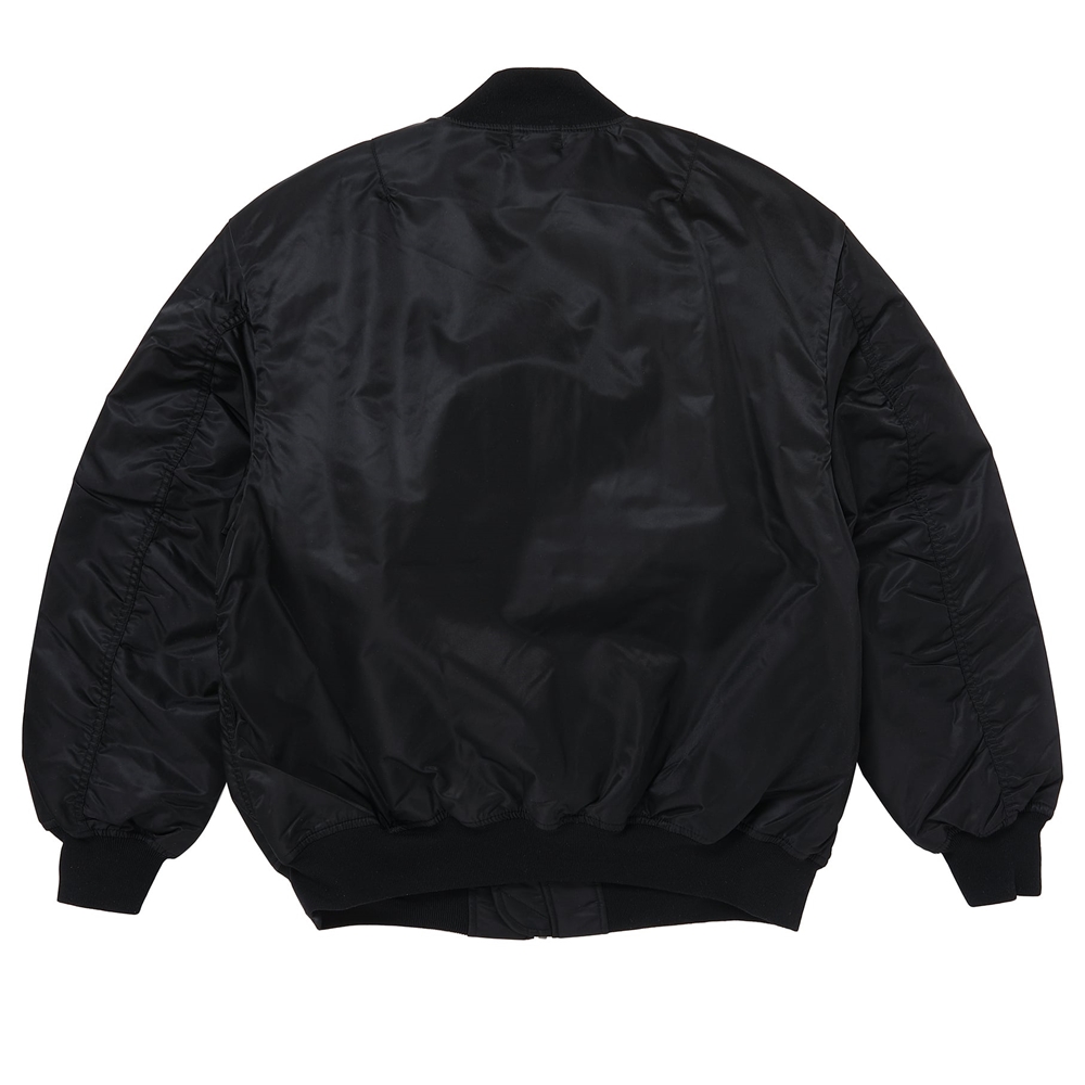 画像: PORKCHOP/FIRE UP MA-1 JACKET（BLACK）［MA-1 JKT-24秋冬］