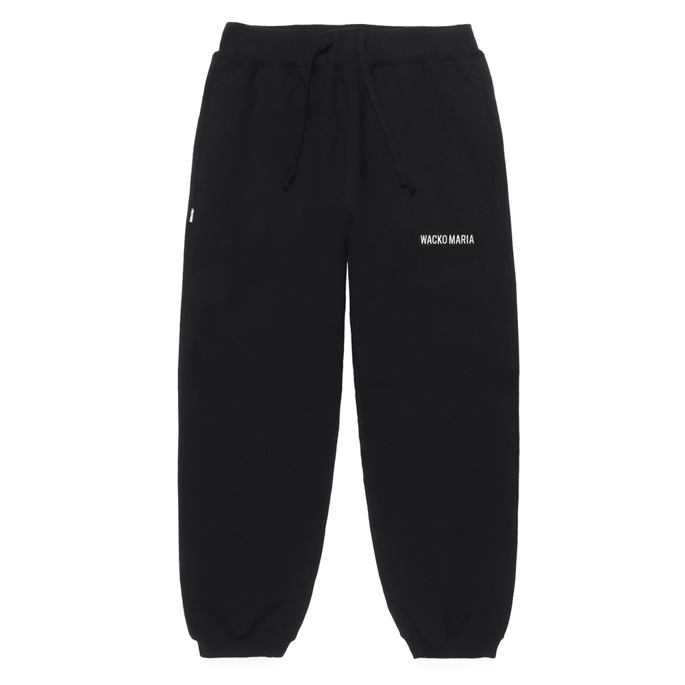 画像: WACKO MARIA/HEAVY WEIGHT SWEAT PANTS（BLACK）［スウェットパンツ-25春夏］