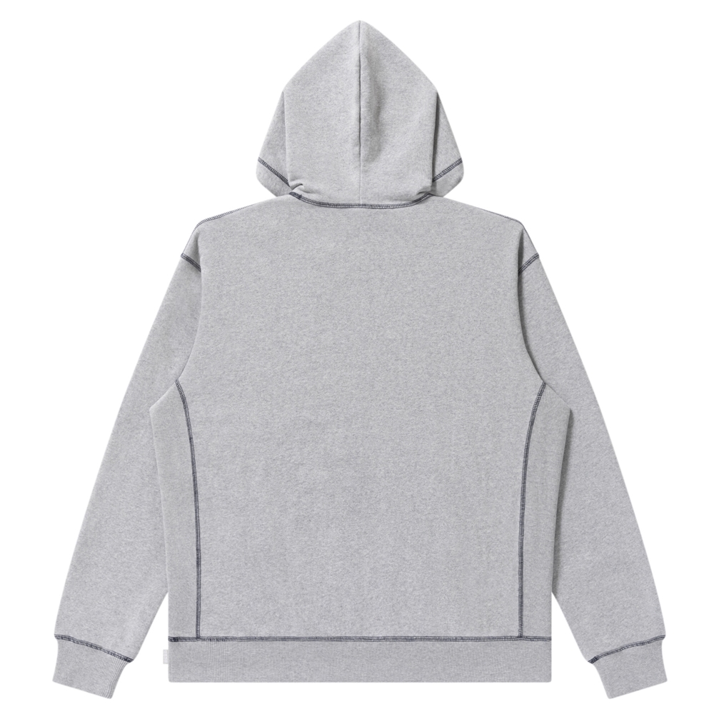 画像: BlackEyePatch/OG LABEL OUTLINE EMBROIDERED HOODIE（HEATHER GRAY）