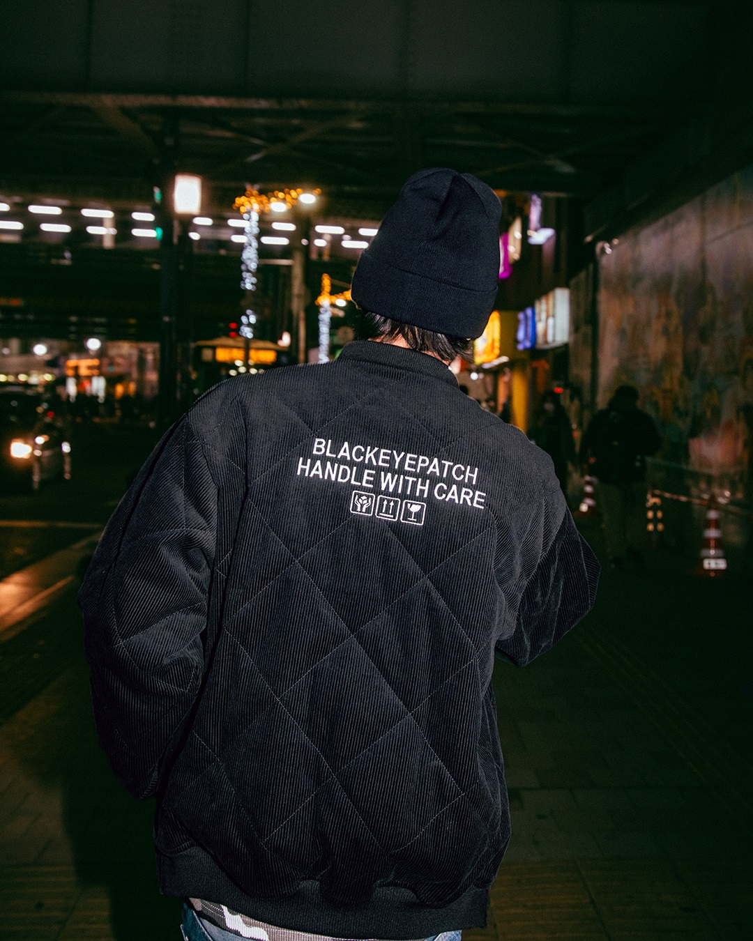 画像: BlackEyePatch/SMALL HWC QUILTED CORDUROY JACKET（BLACK）