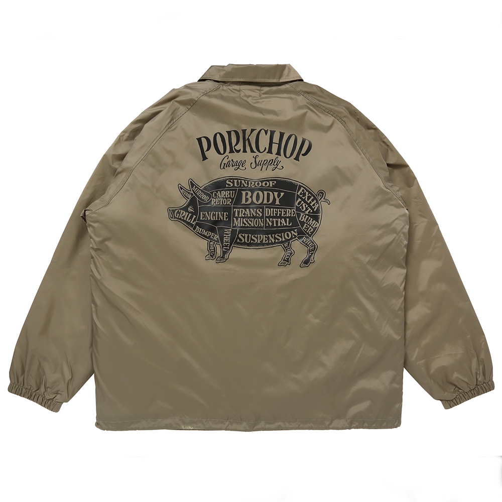 画像: PORKCHOP/BOA COACH JKT（KHAKI）［ボアコーチJKT-25春夏］