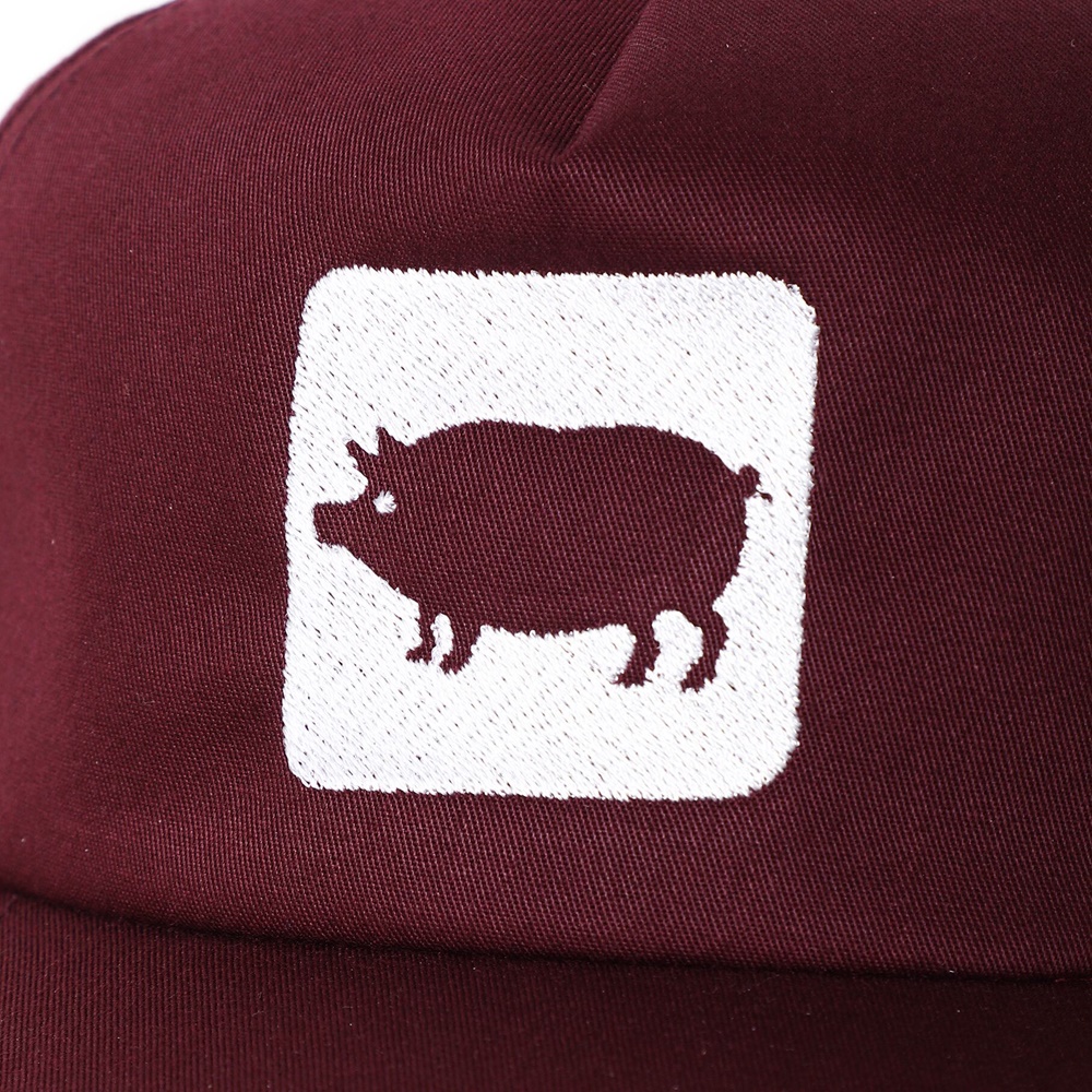 画像: PORKCHOP/CYOW COTTON CAP（MAROON）［コットンキャップ-25春夏］