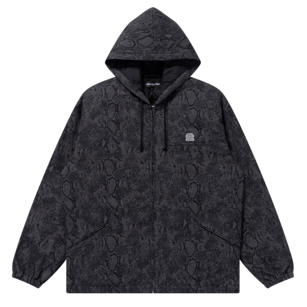 画像: BlackEyePatch/SMALL OG PYTHON PATTERNED HOODED JACKET（BLACK）