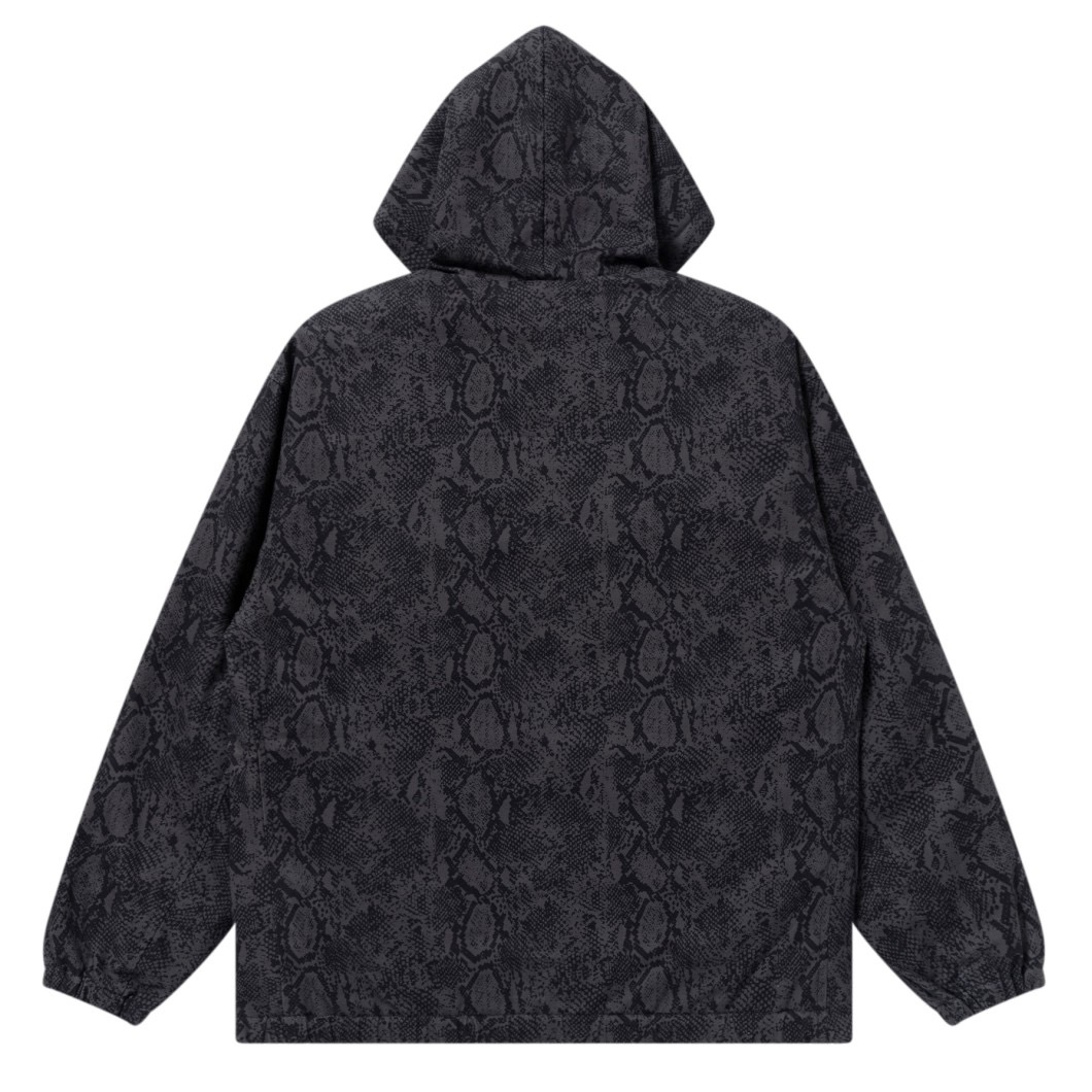 画像: BlackEyePatch/SMALL OG PYTHON PATTERNED HOODED JACKET（BLACK）